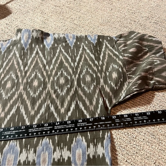 Pure Jill Lagenlook multicolored linen blend women’s oversized top SZ‎ XL - Picture 6 of 7